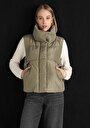 thumb-Afficher les détails de Gilet Vert Regular Fit Femme
