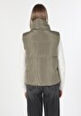 thumb-Afficher les détails de Gilet Vert Regular Fit Femme