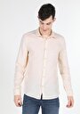 thumb-Afficher les détails de Chemise À Manches Longues Jaune Slim Fit   Homme