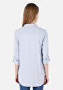 thumb-Afficher les détails de Chemise À Manches Longues Bleu Regular Fit   Femme