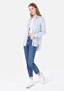 thumb-Afficher les détails de Chemise À Manches Longues Bleu Regular Fit   Femme