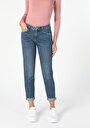 thumb-Afficher les détails de 893 Julia Pantalon Denim Tapered Leg  En  Boyfriend Fit Femme