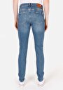 thumb-Afficher les détails de 041 Danny Pantalon Bleu Slim Leg Low Rise En Jean Slim Fit Homme