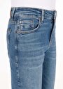 thumb-Afficher les détails de 041 Danny Pantalon Bleu Slim Leg Low Rise En Jean Slim Fit Homme