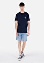 thumb-Afficher les détails de Short Noir Loose Straight Fit Homme