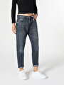 thumb-Afficher les détails de 893 Julia Pantalon Denim Tapered Leg  En  Boyfriend Fit Femme