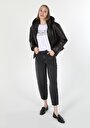 thumb-Afficher les détails de Veste Pu Marron   Regular Fit Femme