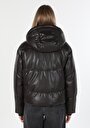 thumb-Afficher les détails de Veste Pu Marron   Regular Fit Femme