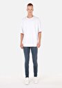 thumb-Afficher les détails de 041 Danny Pantalon Bleu Foncé Slim Leg Low Rise En Jean Slim Fit Homme