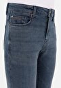 thumb-Afficher les détails de 041 Danny Pantalon Bleu Foncé Slim Leg Low Rise En Jean Slim Fit Homme