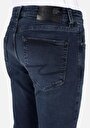thumb-Afficher les détails de 041 Danny Pantalon Bleu Foncé Slim Leg Low Rise En Jean Slim Fit Homme
