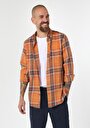 thumb-Afficher les détails de Chemise À Manches Longues Safran Regular Fit Plaid Oxford Homme