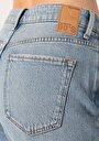 thumb-Afficher les détails de 896  Maria Pantalon Bleu   En  Mom Fit Femme