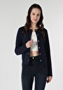 thumb-Afficher les détails de Veste De Blazer Marine    Femme
