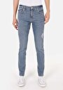 thumb-Afficher les détails de 041 Danny Pantalon Denim Slim Leg Low Rise En  Slim Fit Homme