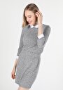 thumb-Afficher les détails de T-shirt À Manches Longues Gris Regular Fit  Femme