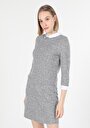 thumb-Afficher les détails de T-shirt À Manches Longues Gris Regular Fit  Femme