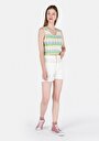 thumb-Afficher les détails de Short Bleu Mom Fit Femme