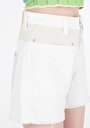 thumb-Afficher les détails de Short Bleu Mom Fit Femme