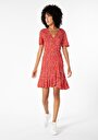 thumb-Afficher les détails de Robe Rouge Slim Fit    Femme