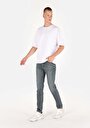 thumb-Afficher les détails de 044 Karl Pantalon Bleu Foncé Straight Leg Low Rise En  Straight Fit Homme