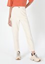 thumb-Afficher les détails de Pantalon Ecru Straight Leg  En  Baggy Fit Femme