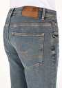 thumb-Afficher les détails de 044 Karl Pantalon Bleu Foncé Straight Leg Low Rise En  Straight Fit Homme