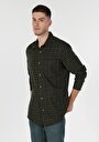 thumb-Afficher les détails de Chemise À Manches Longues Kaki    Homme
