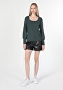 thumb-Afficher les détails de T-shirt À Manches Longues Vert Regular Fit  Femme