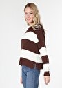 thumb-Afficher les détails de Pull Marron Regular Fit   Femme