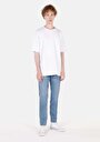 thumb-Afficher les détails de 067 Jack Pantalon Bleu Tapered Leg Medium Rise En  Regular Fit Homme