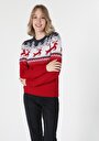 thumb-Afficher les détails de Pull Rouge Slim Fit   Femme