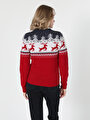 thumb-Afficher les détails de Pull Rouge Slim Fit   Femme