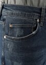 thumb-Afficher les détails de 045 David Pantalon Bleu   En  Regular Fit Homme