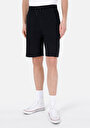 thumb-Afficher les détails de Short Noir Regular Fit Homme