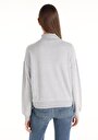 thumb-Afficher les détails de T-shirt À Manches Longues Bleu Regular Fit  Femme