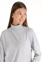 thumb-Afficher les détails de T-shirt À Manches Longues Bleu Regular Fit  Femme