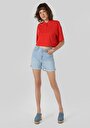 thumb-Afficher les détails de Short Noir Mom Fit Femme