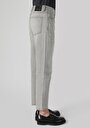 thumb-Afficher les détails de 046 Marco Pantalon Gris   En  Loose Straight Fit Homme