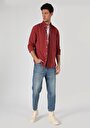 thumb-Afficher les détails de 057 Milas Pantalon Bleu   En  Loose Relaxed Fit Homme