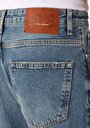 thumb-Afficher les détails de 057 Milas Pantalon Bleu   En  Loose Relaxed Fit Homme