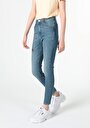 thumb-Afficher les détails de 760 Diana Pantalon Denim   En  Skinny Fit Femme