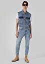 thumb-Afficher les détails de 058 Otto Pantalon Bleu   En  Loose Tapered Fit Homme