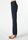 thumb-Afficher les détails de 792 Mila Pantalon Bleu Foncé   En  Regular Fit Femme