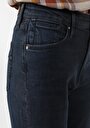 thumb-Afficher les détails de 792 Mila Pantalon Bleu Foncé   En  Regular Fit Femme