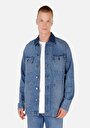 thumb-Afficher les détails de Veste De Blazer Bleu Regular Fit Manches Longues  Homme