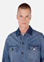 thumb-Afficher les détails de Veste De Blazer Bleu Regular Fit Manches Longues  Homme