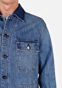 thumb-Afficher les détails de Veste De Blazer Bleu Regular Fit Manches Longues  Homme