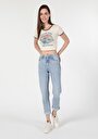 thumb-Afficher les détails de 893 Julia Pantalon Marine Tapered Leg  En  Boyfriend Fit Femme