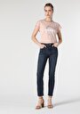 thumb-Afficher les détails de 703 Carla Pantalon Denim Straight Leg  En  Slim Fit Femme